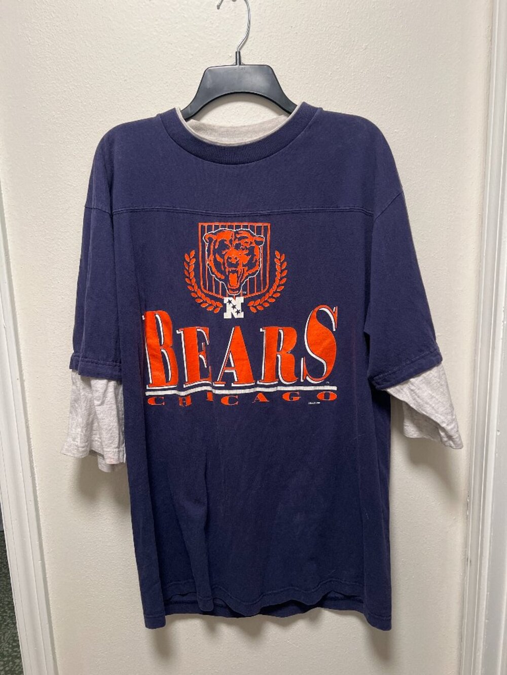 Vintage Chicago Bears 3/4 Sleeve Top